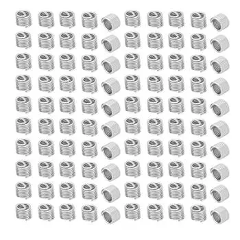 100 шт. 304 нержавеющая сталь винт проволочная втулка резьба ремонтный комплект вставок M6x1.0x1.5D