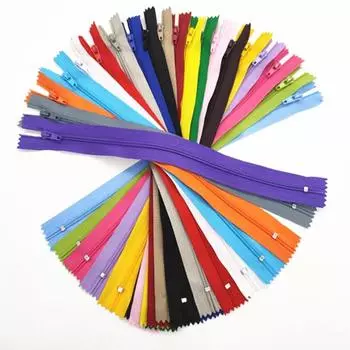 100 шт. 3 # (3-24 дюйма )7 .5 -60см закрытая нейлоновая молния катушки соответствующая для одежд 20 цветов 10cm жёлтый