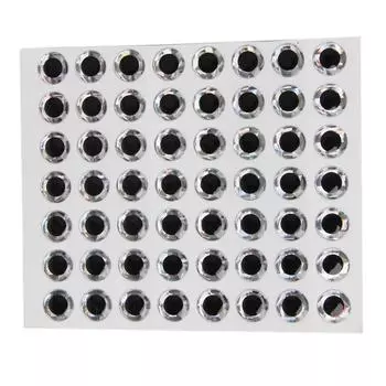 100 шт., 3D голографические приманки с рыбьими глазами, приманки для мух, ремесленные куклы 3mm