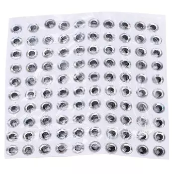 100 шт. 3D Рыболовные глаза Овальные Реалистичные Искусственные Поддельные Глаза для Рыболовной Приманки Наклейка Рыболовные Аксессуары