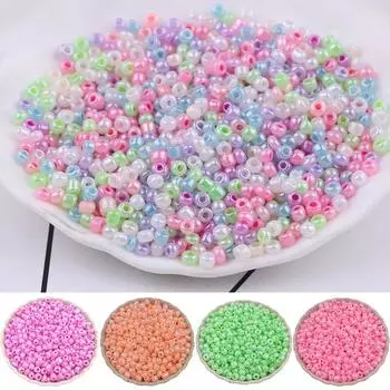 100 шт., 4 мм, цветные круглые бусины макарон с отверстием, аксессуары для рукоделия, чешское стекло, ручная работа, для изготовления ювелирных изделий своими руками, ювелирные аксессуары 4mm 100Pcs зелёный