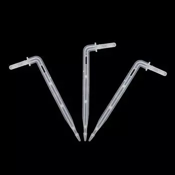 100 шт. 4 мм локоть-стрелка капельницы садовый микро-орошение капельный излучатель 4/7 мм шланг капельница для полива корневой капельницы