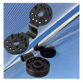 100 шт./50 шт. зажимы для теневой ткани зажимы для теневой ткани люверсы для сетчатого покрытия солнцезащитная ткань в саду задний двор теплица 100pcs