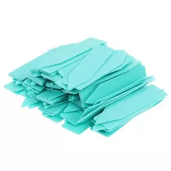 100 шт. 5*1 см этикетки для растений, комнатные бонсай, именная бирка, пластиковые многоцветные