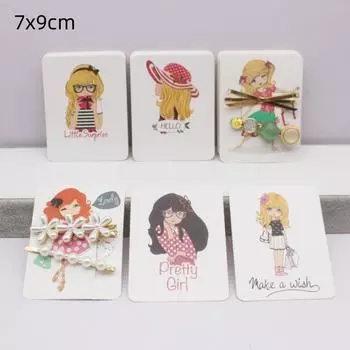 100 шт. 5.1x6.3/6x9/7x9/5x7/5x5/5x4 см смешанные серьги ожерелье карты 100card