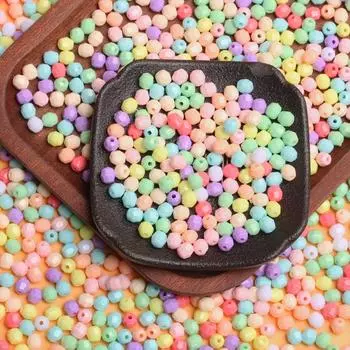 100 шт. 5,5*6 мм, модные цветные макароны, многогранные граненые овальные бусины, подвески, серьги «сделай сам», браслет, аксессуары для изготовления ювелирных изделий светло-синий