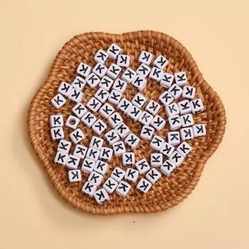 100 шт. 5,5 мм акриловые белые, черные квадратные свободные бусины-разделители с большими отверстиями для изготовления ювелирных изделий DIY, подвески-цепочки для телефонов, браслеты, аксессуары K