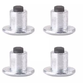 100 шт. 6,5 мм/0,26 винты для колесных шин шипы для зимних шин для обуви для велосипеда, мотоцикла, квадроцикла серебряный