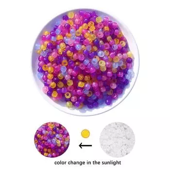 100 шт. 6x8 мм акриловые светящиеся бусины для изготовления ювелирных изделий своими руками, ожерелья, браслета