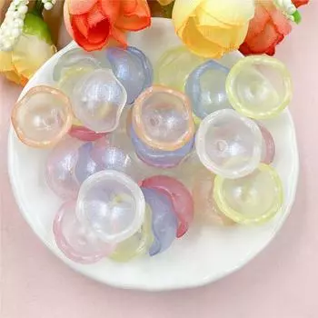 100 шт. 7,9*16 мм акриловые бусины в форме чаши свободные бусины DIY ювелирные аксессуары модные материалы ручной работы зелёный