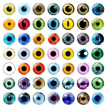 100 шт., 8-14 мм, кукольный глаз, кошачий глаз, «сделай сам», глаза для детей, игрушки, аксессуары для глаз животных, глаза-купол для изготовления ювелирных изделий, кабошоны 8mm 100 pcs