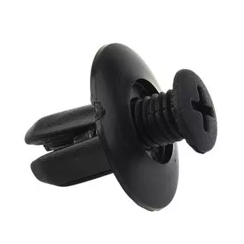 100 шт. 8 мм универсальные автомобильные пластиковые винтовые крепежи автомобильные пряжки для крыльев фиксированные зажимы для автомобильных крыльев бамперов дверей автомобильные CHINA