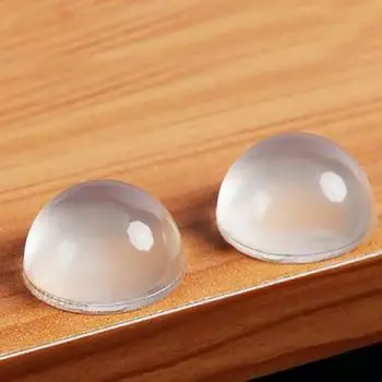 100 шт. 8 мм x 2 мм прозрачные силиконовые гранулы наклейка на дверную ручку прозрачный противоударный силиконовый амортизирующий противоскользящий коврик