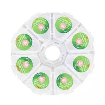 100 шт./8 размеров, патч для выпрямления вросшего ногтя, коррекция ногтей, двуглавая наклейка-скоба белый