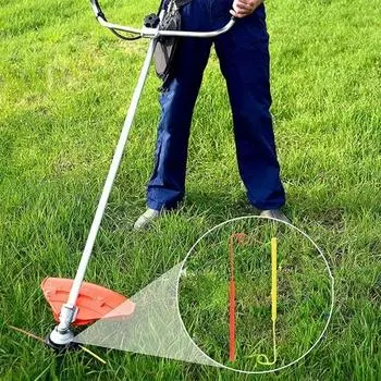 100 шт., 9-образные лезвия с расширенным дизайном, острые износостойкие триммеры, Edger, Weed Eat, пластиковые лезвия для Aero-Flex красный