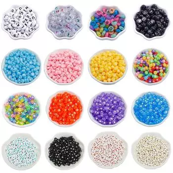 100 шт акриловые свободные разделительные бусины в форме сердца для изготовления ювелирных изделий