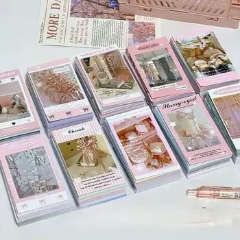 100 шт., американская коллекция Life, наклейка-печать для пузырчатого пакета, коробки для самолета, журнала для девочек, путевого альбома, скетчбука, украшения своими руками