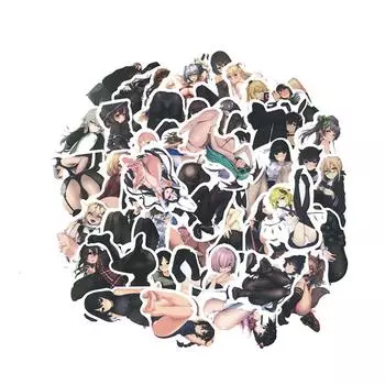 100 шт аниме сексуальные девушки красивые скейтборд ноутбук гитара чемодан велосипед наклейка