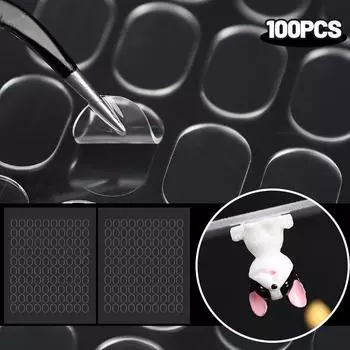 100 шт., антиинверсионные клейкие наклейки для кукол в слепой коробке