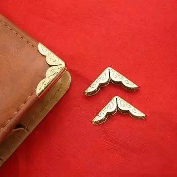 100 шт. антикварных латунных металлических книг для скрапбукинга, блокнотов, альбомов, меню, папок, уголков, фурнитуры бронзового тона bronze