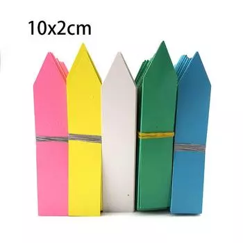 100 шт. этикетки для садовых растений, пластиковые бирки для растений, детские маркеры, этикетки для цветочных горшков, инструменты для маркировки лотков, 5 цветов, садовый инструмент розовый