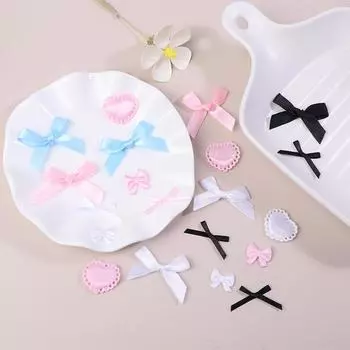 100 шт., атласные ленты, банты, украшения для рукоделия, подарок, головные уборы с цветами, одежда, сделай сам, свадебные сумки-приглашения, Декор для вечеринки