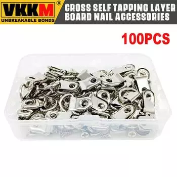 100 шт. аксессуары для рамок для картин крючок для вышивки крестом крепление для масляной живописи крючок