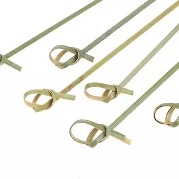 100 шт. бамбуковые шпажки-узлы для коктейлей для закусок и сэндвичей на коктейльной вечеринке 10.5CM