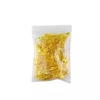 100 шт. безопасных булавок, ассорти из небольших антикоррозийных изделий ручной работы, прочная одежда, одеяла, повседневное использование семьей серебряный