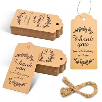 100 шт. бирка атмосфера пеньковая веревка высококачественные этикетки натуральная крафт-бумага подарочная этикетка упаковка