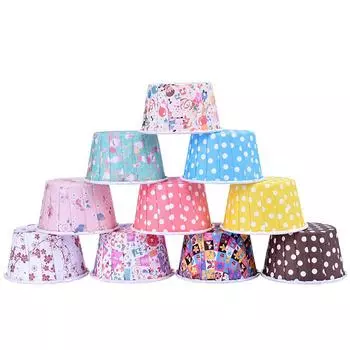 100 шт. большие стаканчики бумажные обертки для кексов выпечка кексы маффины формы DIY инструмент для украшения торта на вечеринку 6.8x3.9x5 см красный