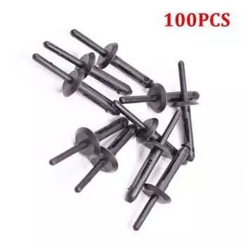 100 шт. Большой размер Нейлоновый вытяжной заклепочный крепеж Клипса бампера 34201631 Подходит для Jeep WJ Grand Cherokee