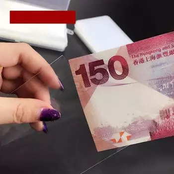100 шт., бумажные деньги, альбом для монет, держатели для денег, прозрачные ПВХ бумажные деньги, банкноты None