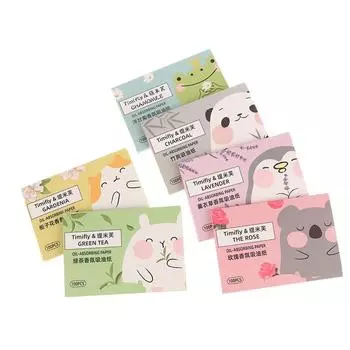 100 шт., бумажные салфетки для контроля жирности лица, впитывающие чистящие салфетки для лица Chamomile