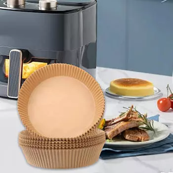 100 шт. бумажные вставки для фритюрницы, термостойкие, маслостойкие, круглые листы для сковороды для выпечки 16cm