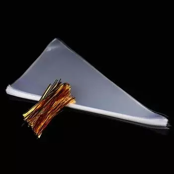 100 шт. целлофановые подарочные пакеты, упаковка для конфет, обертка для попкорна, упаковочный пакет для цветов, пасхальные свадебные сувениры для вечеринок