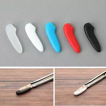 100 шт. Чехол для кухонных ножей, практичный защитный чехол для кончика ножа белый