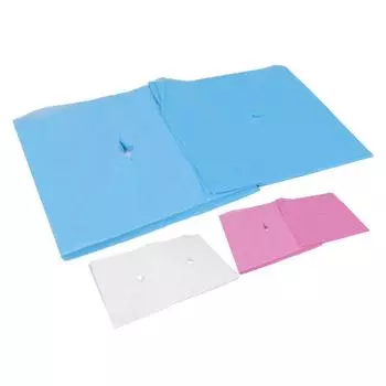 100 шт., чехол для подставки для лица, дизайн с отверстием, хорошее водопоглощение, дышащий одноразовый чехол на подголовник для Be Blue