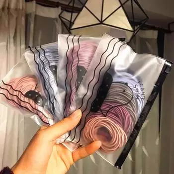 100 шт. цветная женская эластичная резинка для волос резинка для волос держатель для хвоста головной убор резинки для девочек повязка на голову аксессуары для волос 1