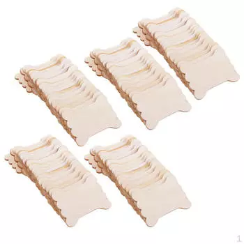 100 шт., деревянный держатель для ленты, катушка, органайзер, катушки, швейный инструмент