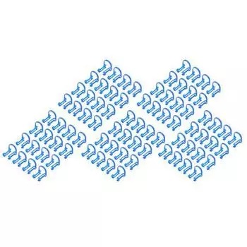 100 шт., держатель для ватных рулонов, стоматологические принадлежности для рта, пластиковый синий компактный