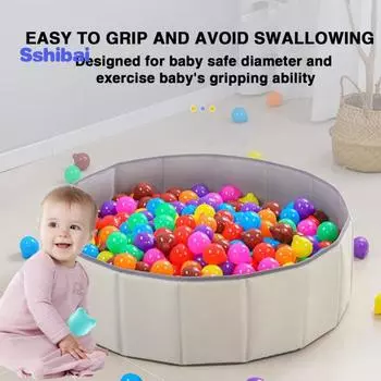 100 шт. детские шарики, гибкая красочная голова медведя, океанский мяч, тренировочная ручка, эмоциональный комфорт, без BPA, наполнитель для детской игровой палатки Macaroon