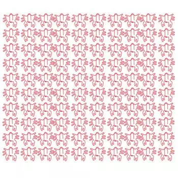 100 шт. детские скрепки в стиле краба, металлические, изысканные, цветные, широкое применение, милые скрепки для офиса