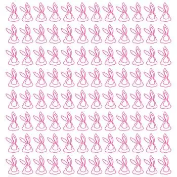 100 шт. детские скрепки в стиле кролика, прочные металлические, изысканные, широко используемые, милые скрепки для бумаги для Wo