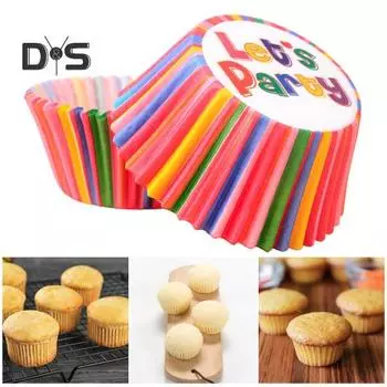 100 шт DIY мультфильм узор чашка для кексов бумага украшения обертка кекс вкладыш формы для выпечки инструменты 3