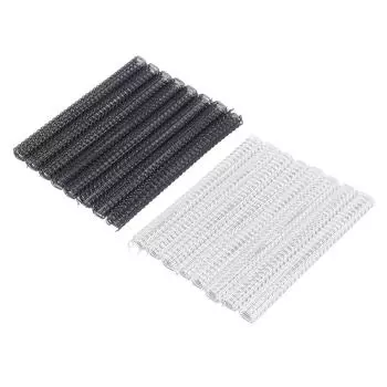 100 шт., двойная петля, проволочные обвязочные шипы, 9/16 дюймов, 34 петли, 3:Спиральный переплет, 1 шаг, емкость 120 листов White