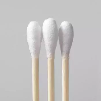 100 шт. двойные деревянные ватные палочки для макияжа, женские ватные палочки с деревянным наконечником, чистка носа и ушей, инструменты для ухода за здоровьем ребенка