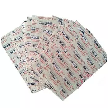 100 шт. дышащие невидимые пластыри для ран, наклейки для остановки кровотечения, повязка для оказания первой помощи, подушечка для пятки Assorted Color