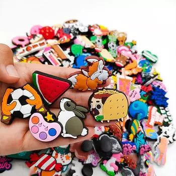 100 шт. фантастические подвески для обуви из ПВХ для украшения обуви 100pcs