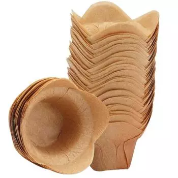 100 шт. формочки для кексов в стиле лотоса, бумажные стаканчики для кексов в виде тюльпана, маслостойкая обертка для торта, формы для выпечки, кондитерские инструменты белый